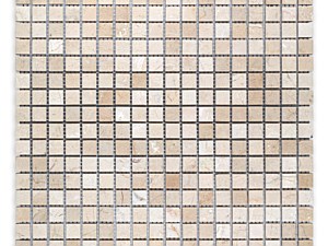 Crema Marfil Marble Mini Square Polished or Honed